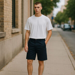 Volcom Black Figgin Chino Short 24" Size 28